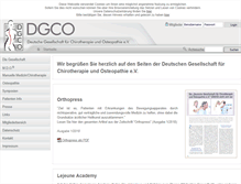 Tablet Screenshot of dgco.de